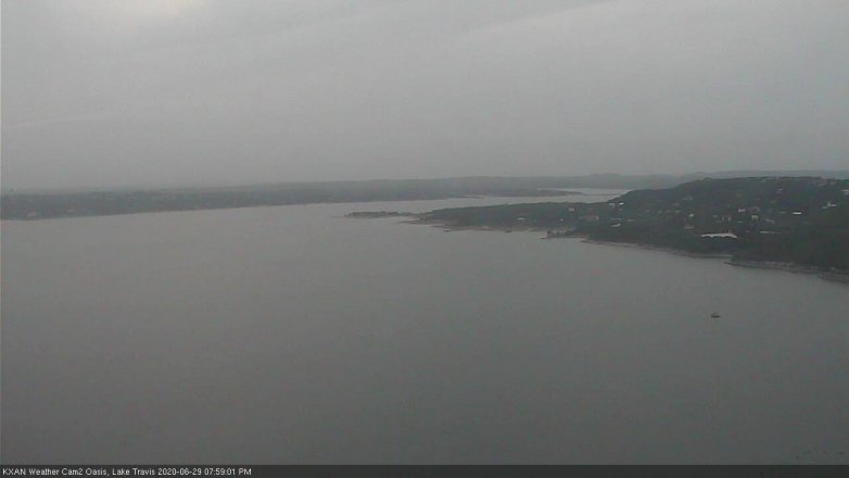 Lake Travis webcam, June 29, 2020 8:00 PM CT