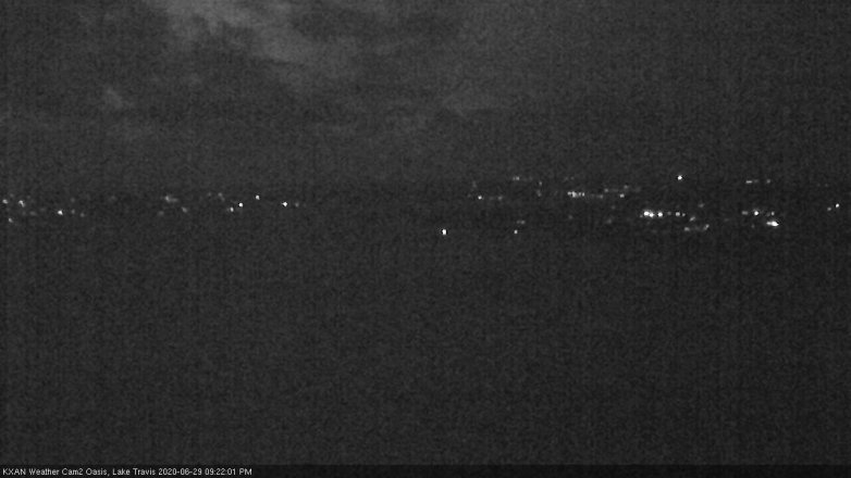 Lake Travis webcam, June 29, 2020 9:25 PM CT