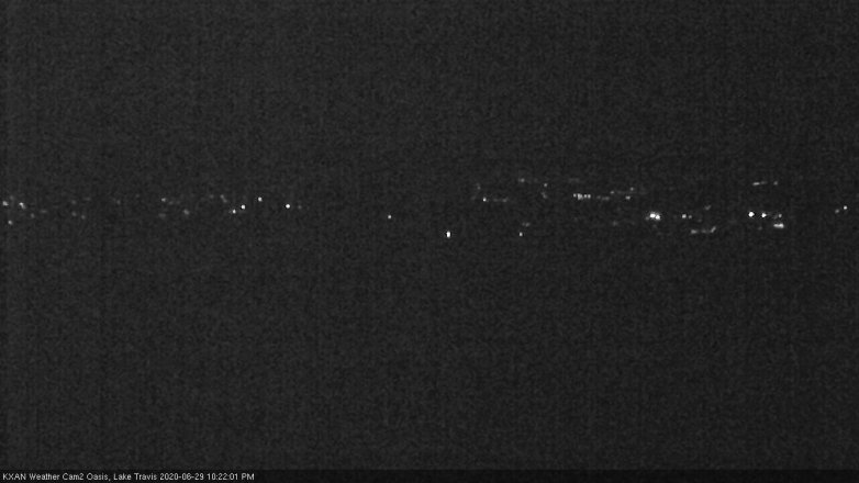 Lake Travis webcam, June 29, 2020 10:25 PM CT