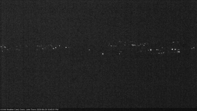 Lake Travis webcam, June 29, 2020 10:45 PM CT