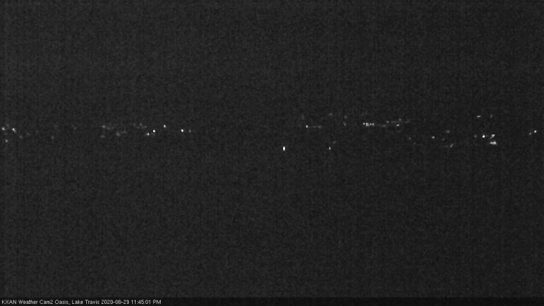 Lake Travis webcam, June 29, 2020 11:45 PM CT