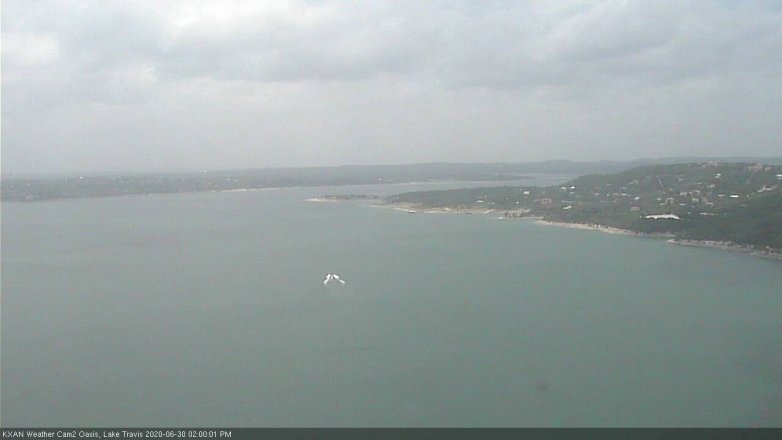 Lake Travis webcam, June 30, 2020 2:00 PM CT