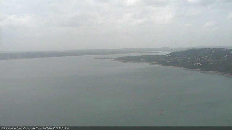 Lake Travis webcam, June 30, 2020 2:25 PM CT