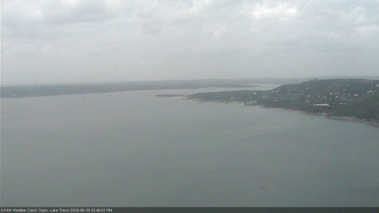 Lake Travis webcam, June 30, 2020 2:45 PM CT