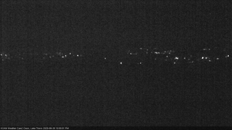 Lake Travis webcam, June 30, 2020 10:00 PM CT