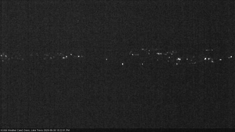 Lake Travis webcam, June 30, 2020 10:25 PM CT