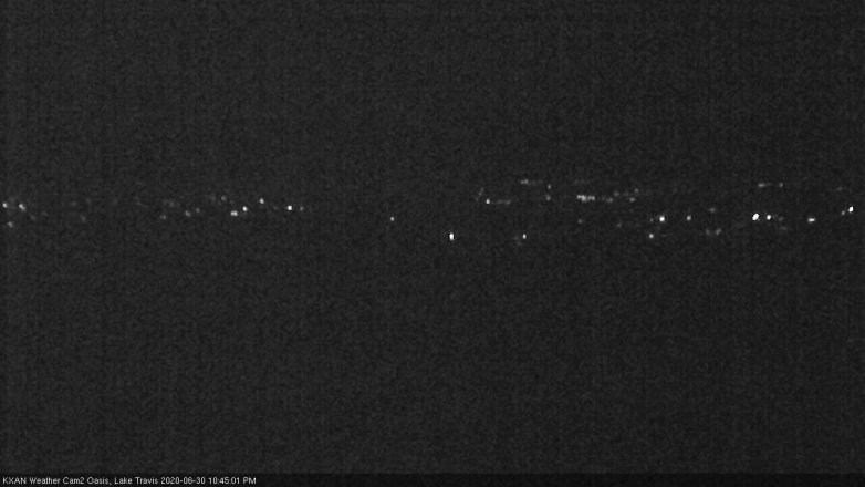 Lake Travis webcam, June 30, 2020 10:45 PM CT