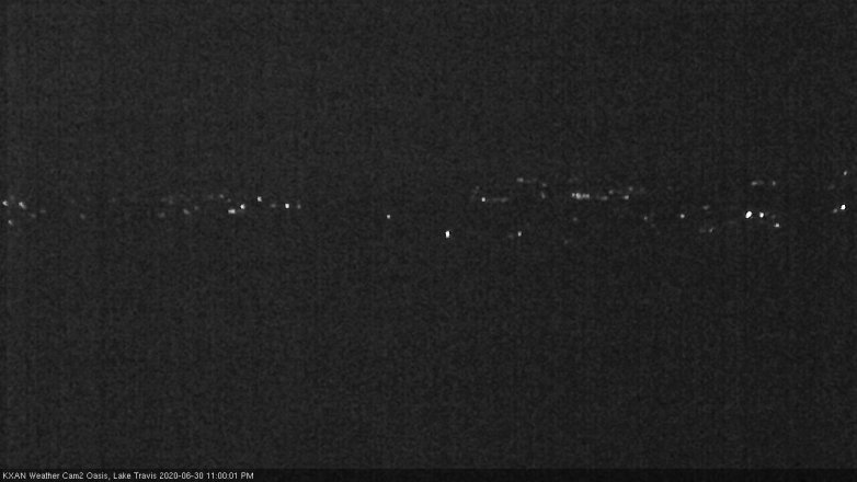 Lake Travis webcam, June 30, 2020 11:00 PM CT