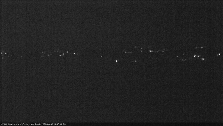 Lake Travis webcam, June 30, 2020 11:45 PM CT