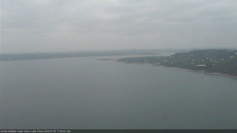 Lake Travis webcam, July 1, 2020 11:00 AM CT