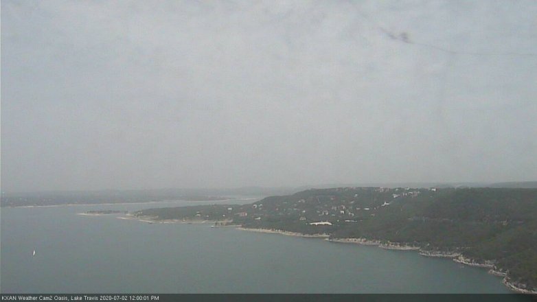 Lake Travis webcam, July 2, 2020 12:00 PM CT