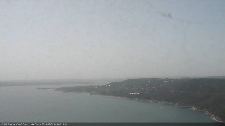 Lake Travis webcam, July 2, 2020 4:00 PM CT