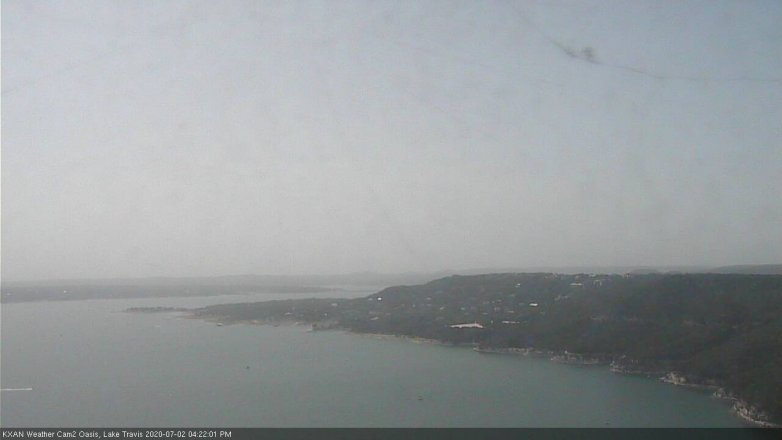 Lake Travis webcam, July 2, 2020 4:25 PM CT