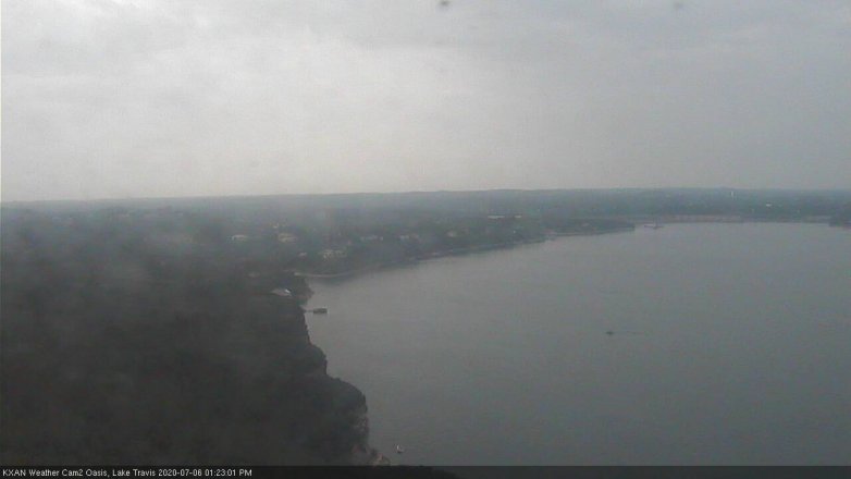 Lake Travis webcam, July 6, 2020 1:25 PM CT
