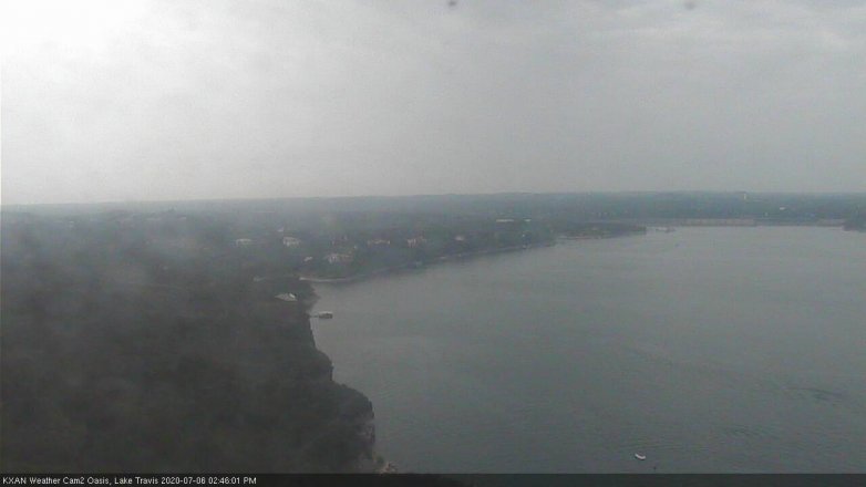 Lake Travis webcam, July 6, 2020 2:45 PM CT