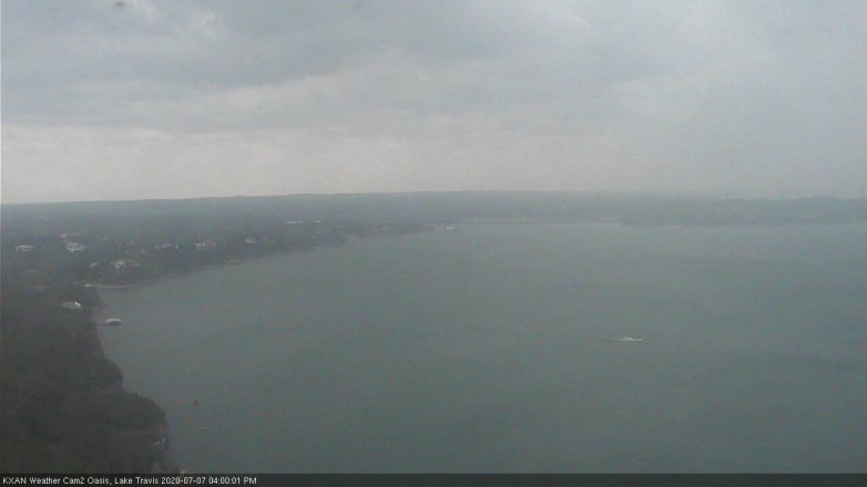 Lake Travis webcam, July 7, 2020 4:00 PM CT