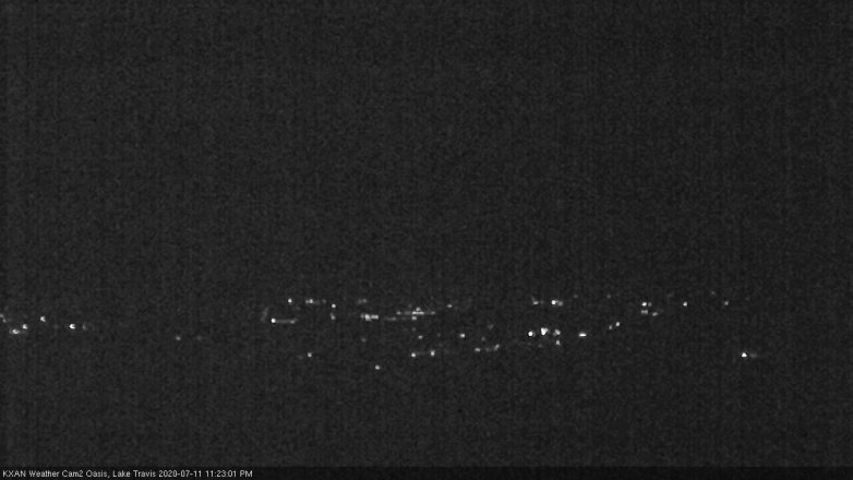 Lake Travis webcam, July 11, 2020 11:25 PM CT