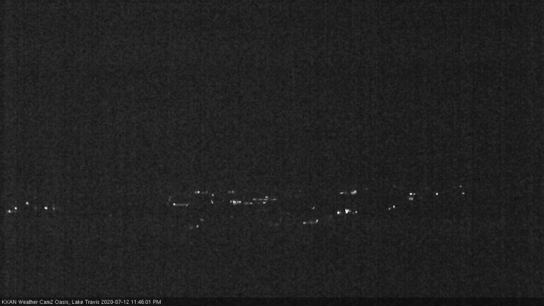 Lake Travis webcam, July 12, 2020 11:45 PM CT