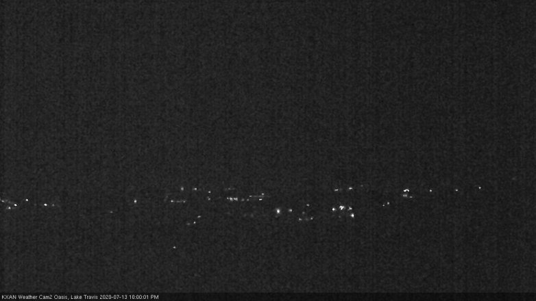Lake Travis webcam, July 13, 2020 10:00 PM CT