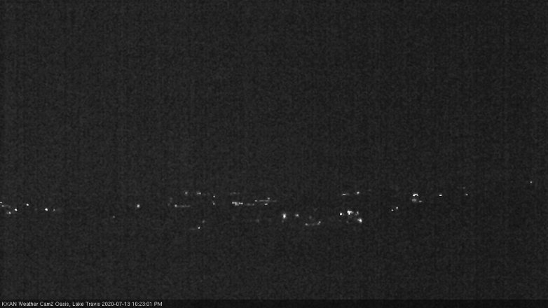 Lake Travis webcam, July 13, 2020 10:25 PM CT