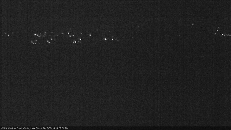 Lake Travis webcam, July 14, 2020 11:25 PM CT