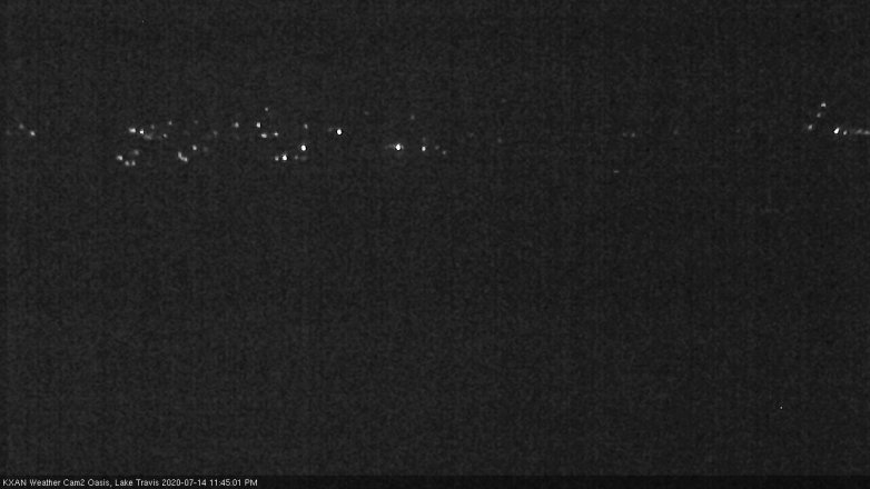 Lake Travis webcam, July 14, 2020 11:45 PM CT