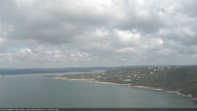 Lake Travis webcam, July 21, 2020 10:25 AM CT