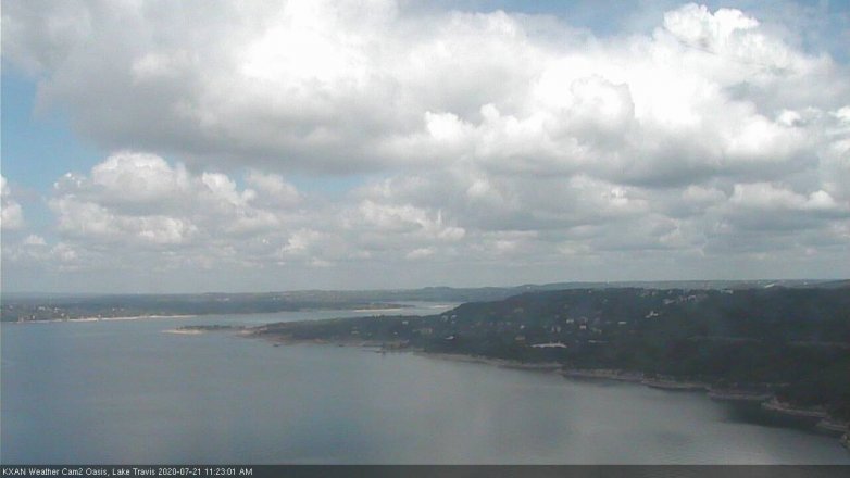 Lake Travis webcam, July 21, 2020 11:25 AM CT