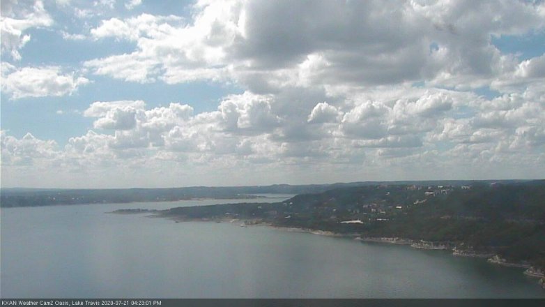Lake Travis webcam, July 21, 2020 4:25 PM CT