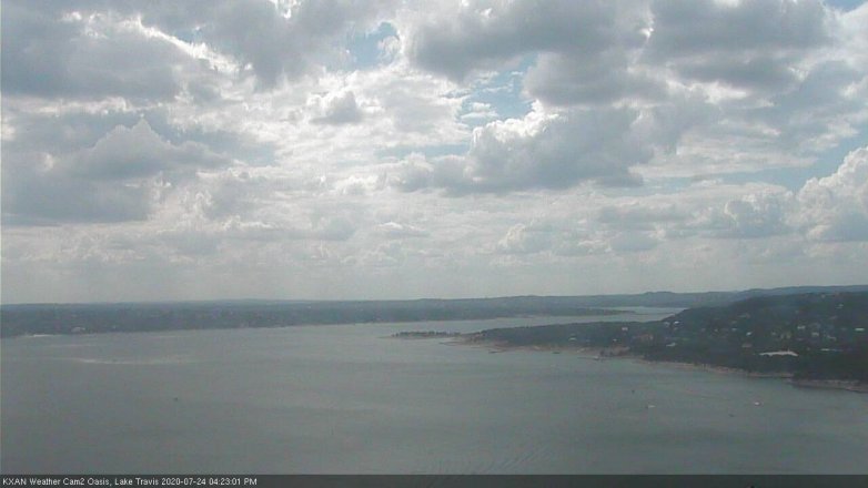 Lake Travis webcam, July 24, 2020 4:25 PM CT