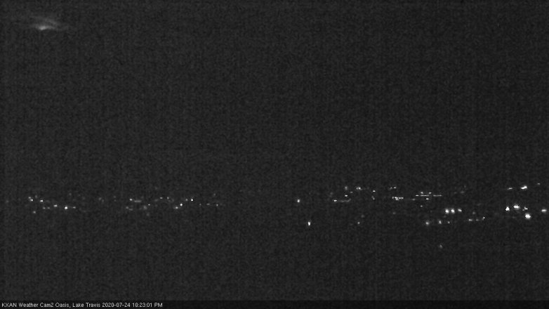 Lake Travis webcam, July 24, 2020 10:25 PM CT