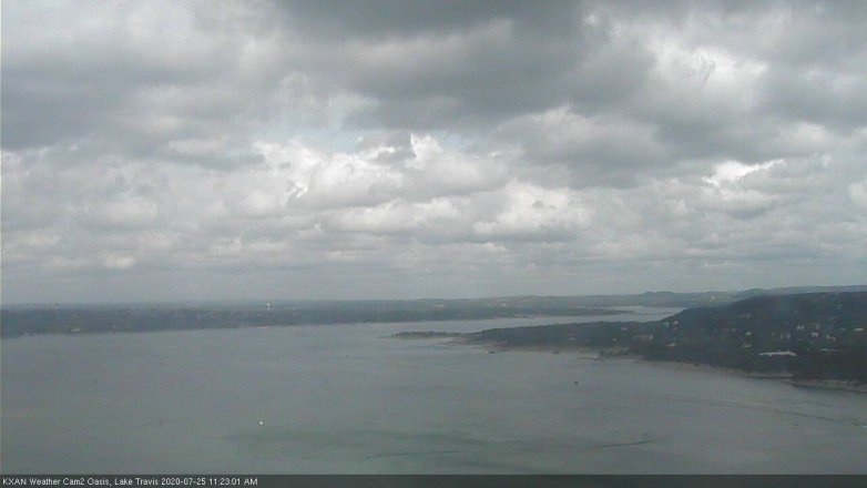 Lake Travis webcam, July 25, 2020 11:25 AM CT