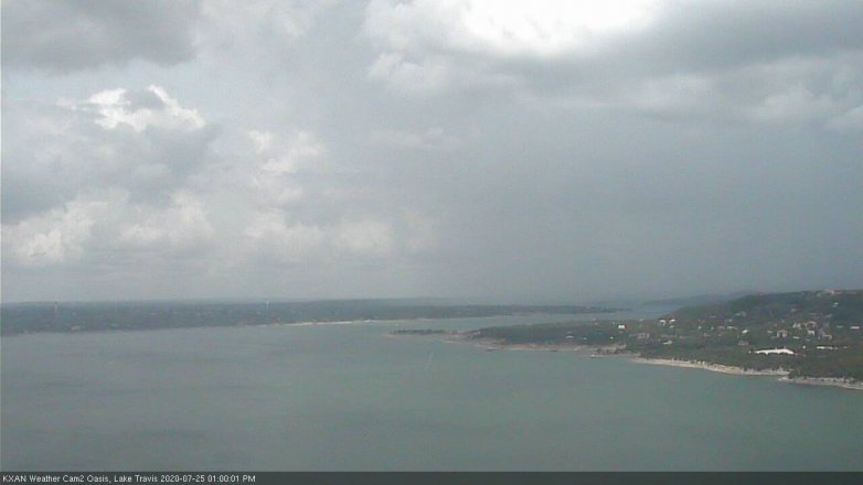 Lake Travis webcam, July 25, 2020 1:00 PM CT