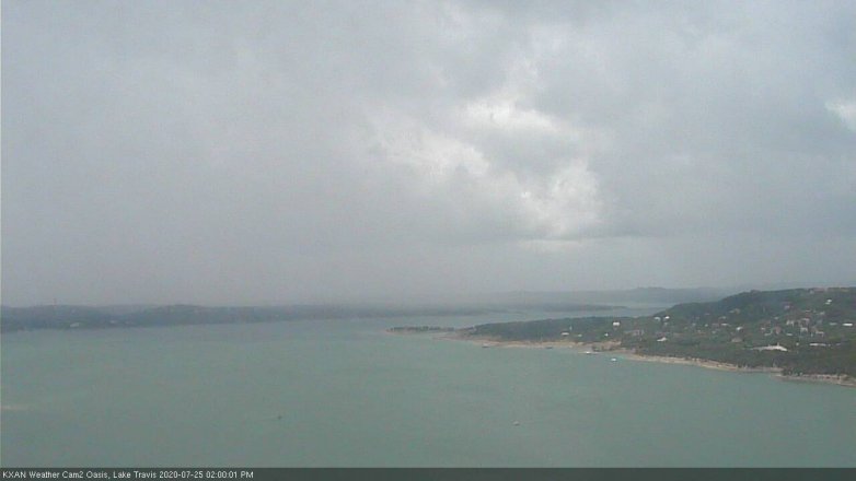 Lake Travis webcam, July 25, 2020 2:00 PM CT