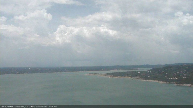 Lake Travis webcam, July 25, 2020 2:25 PM CT