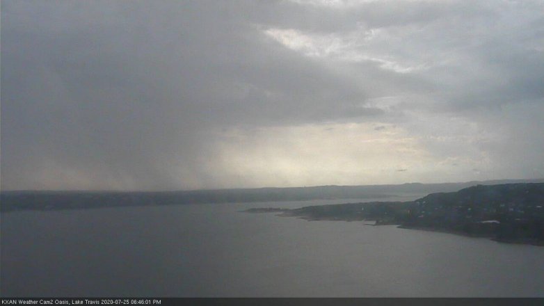 Lake Travis webcam, July 25, 2020 6:45 PM CT