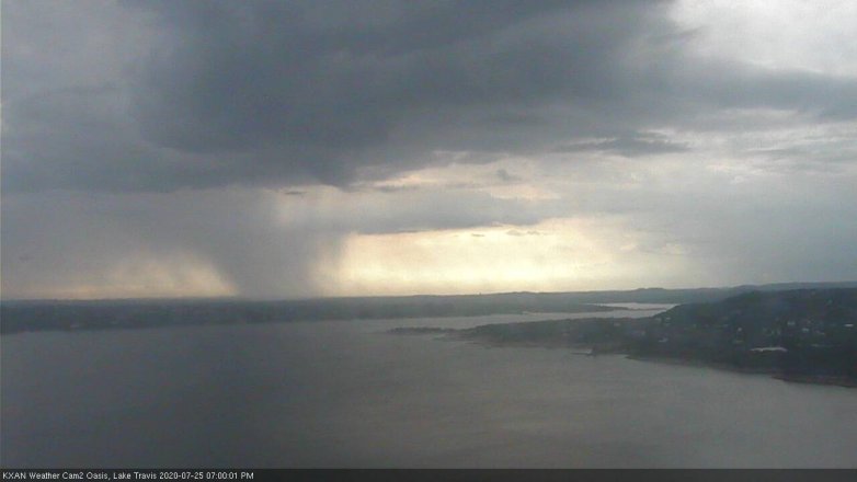 Lake Travis webcam, July 25, 2020 7:00 PM CT