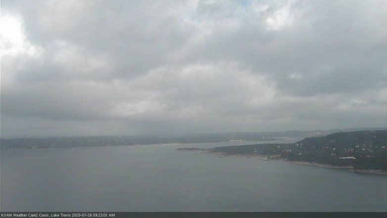 Lake Travis webcam, July 26, 2020 9:25 AM CT