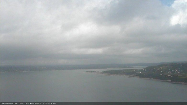 Lake Travis webcam, July 26, 2020 9:45 AM CT