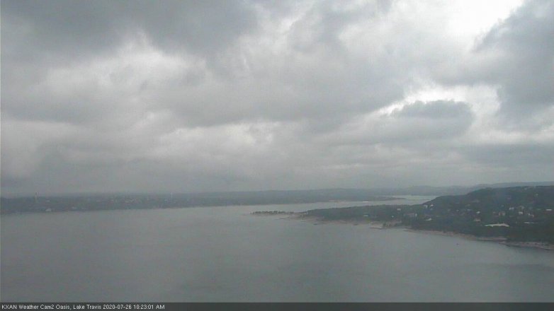 Lake Travis webcam, July 26, 2020 10:25 AM CT