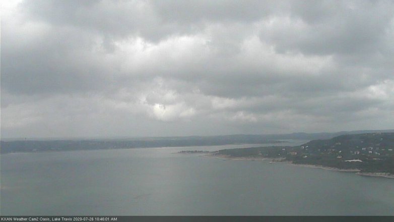 Lake Travis webcam, July 26, 2020 10:45 AM CT