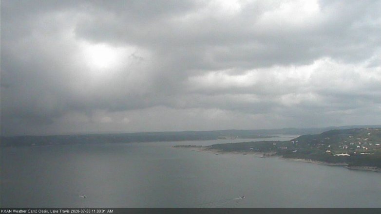 Lake Travis webcam, July 26, 2020 11:00 AM CT