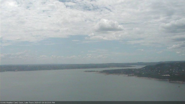 Lake Travis webcam, July 26, 2020 3:25 PM CT