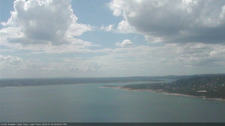 Lake Travis webcam, July 26, 2020 4:00 PM CT