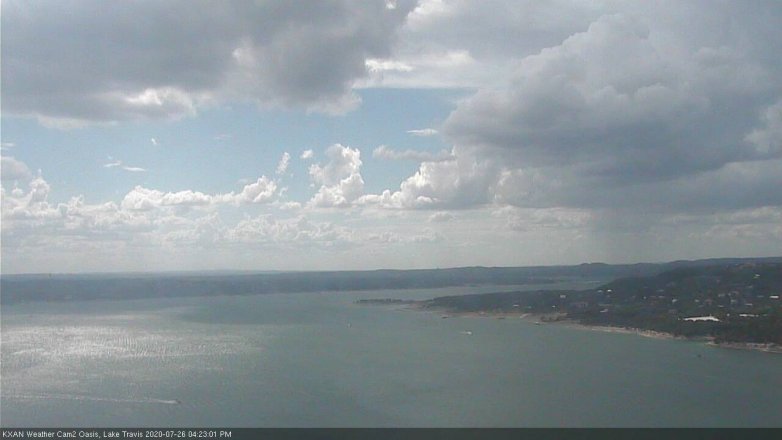 Lake Travis webcam, July 26, 2020 4:25 PM CT