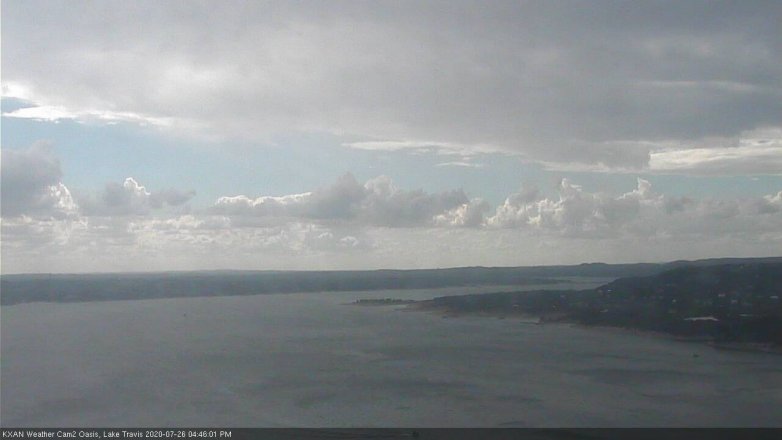 Lake Travis webcam, July 26, 2020 4:45 PM CT