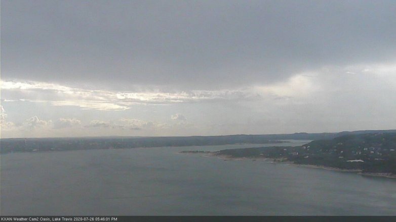 Lake Travis webcam, July 26, 2020 5:45 PM CT