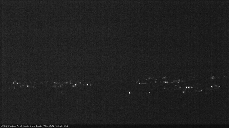 Lake Travis webcam, July 26, 2020 10:25 PM CT