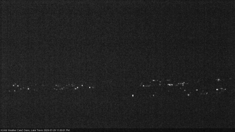 Lake Travis webcam, July 26, 2020 11:00 PM CT