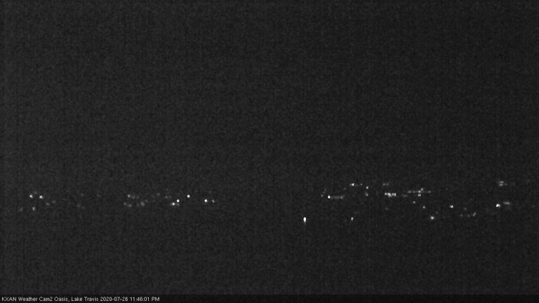 Lake Travis webcam, July 26, 2020 11:45 PM CT